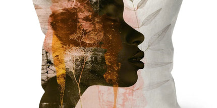 Golden Silence Serene Echoes 06 Cushion by Prodigi