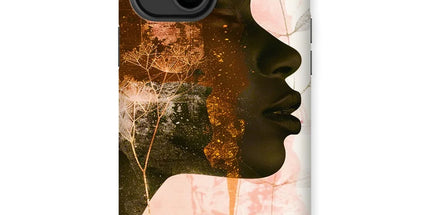 Golden Silence Serene Echoes Tough Phone Case by Prodigi
