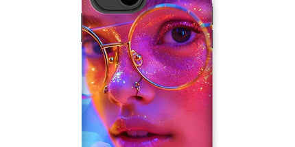 Woman Cosmic Radiance Dreamy Stardust Tough Phone Case by Prodigi