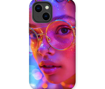 Woman Cosmic Radiance Dreamy Stardust  Tough Phone Case - D'Sare