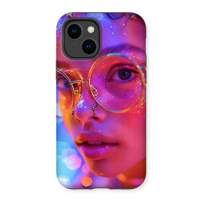 Woman Cosmic Radiance Dreamy Stardust  Tough Phone Case
