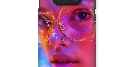 Woman Cosmic Radiance Dreamy Stardust Tough Phone Case by Prodigi