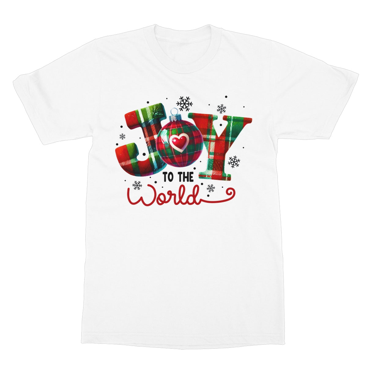 Joy To The World Christmas  Softstyle T-Shirt