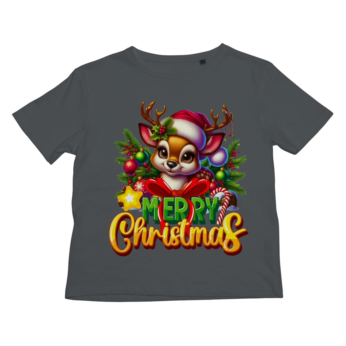 Reindeer Merry Christmas  Kids T-Shirt