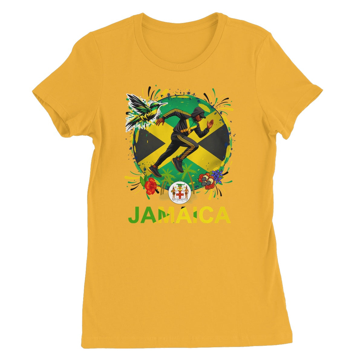 Jamaica Love Graffiti  Women's Favourite T-Shirt