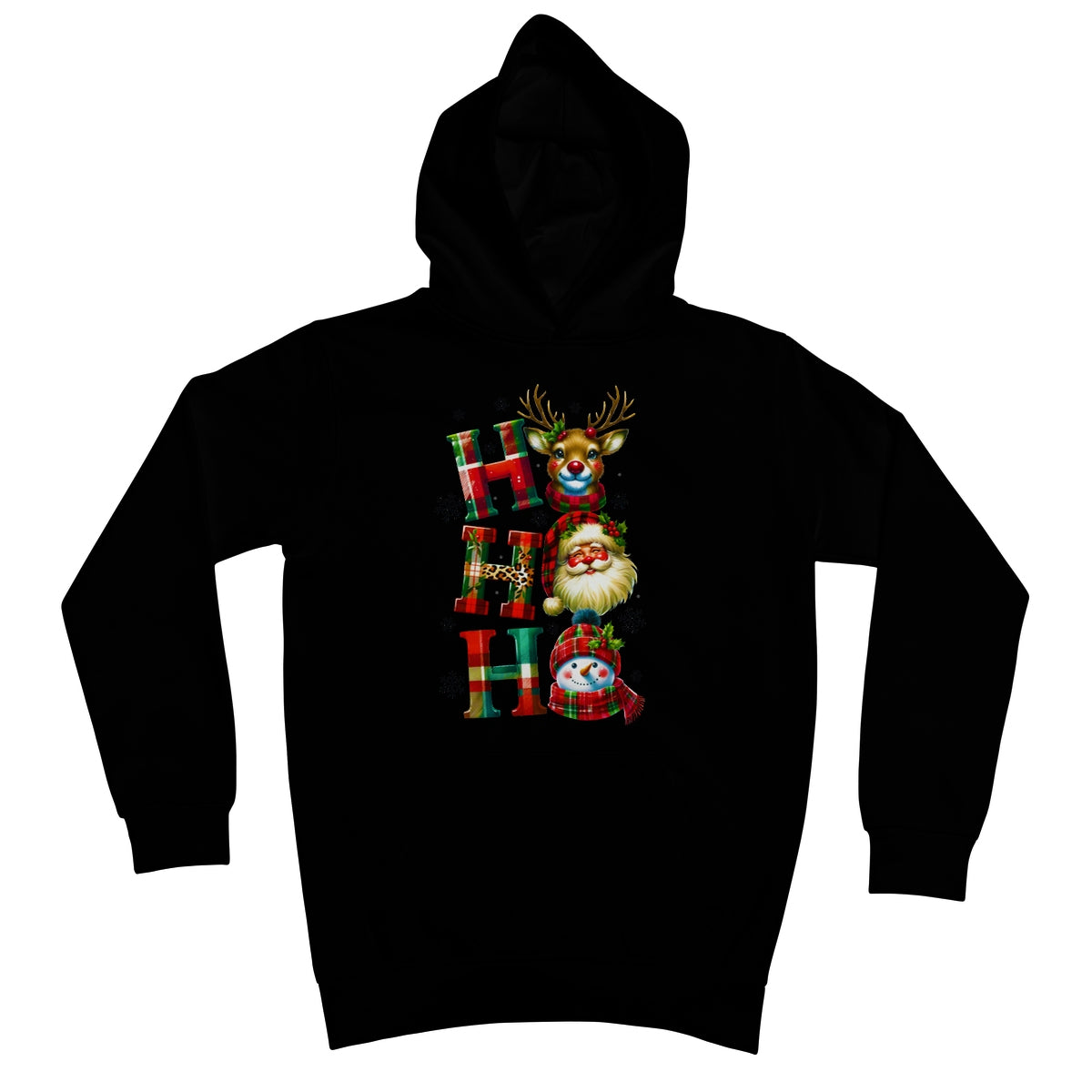 HO HO HO Christmas  Kids Hoodie