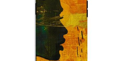 Golden Afrocentric Silhouette Tough Phone Case by Prodigi