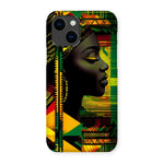 Abstract Red and Green Black Queen Fusion Snap Phone Case