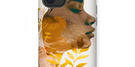 Golden Harmony Silhouette Tough Phone Case by Prodigi