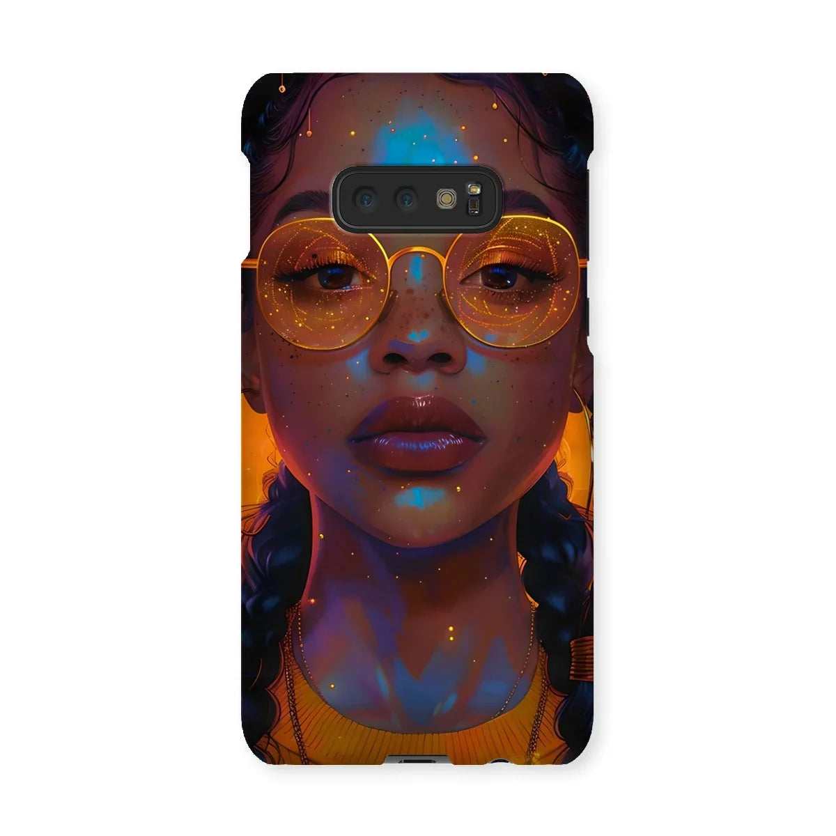 Solar Flare Radiant Soul  Beautiful Black Girl  Snap Phone Case - D'Sare