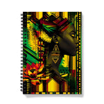 African Print Empress  Notebook - D'Sare