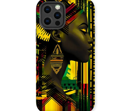 African Print Empress  Tough Phone Case - D'Sare