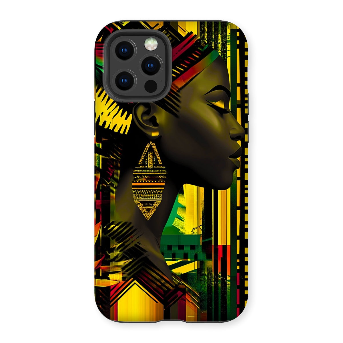 African Print Empress  Tough Phone Case - D'Sare