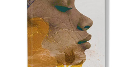 Golden Harmony Silhouette 06 Hardback Journal by Prodigi