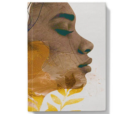 Golden Harmony Silhouette 06 Hardback Journal - D'Sare