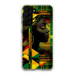 Abstract Red and Green Black Queen Fusion Eco Phone Case