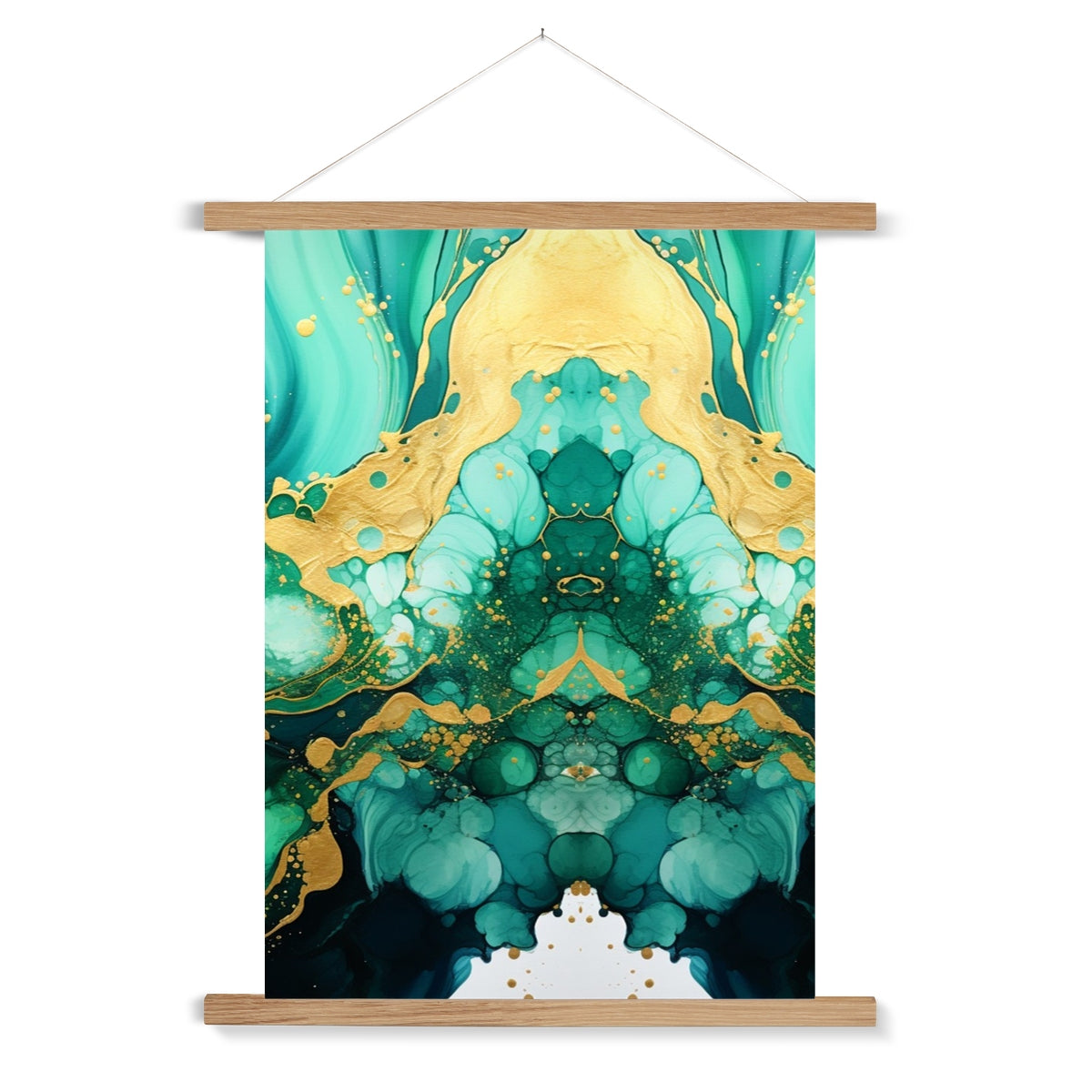 Greengoldale Fine Art Print with Hanger - D'Sare