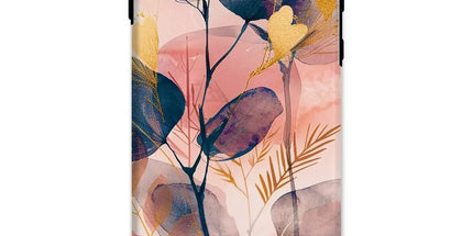 Peachy Golden Flora Escape Tough Phone Case by Prodigi