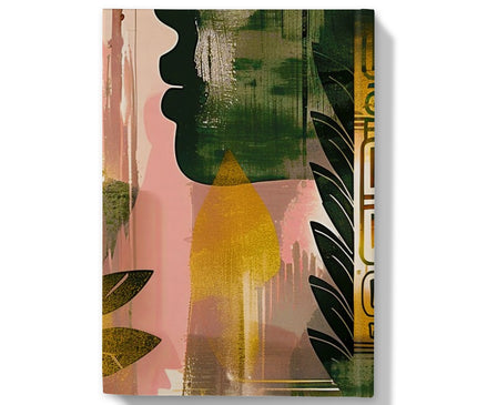 Echos of Duality Golden Pink Reflection Hardback Journal