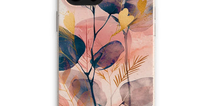 Peachy Golden Flora Escape Eco Phone Case by Prodigi