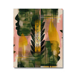 Echos of Duality Golden Pink Reflection Canvas