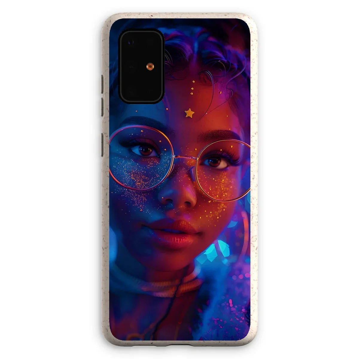 Black Girl Magic Stardust Cosmic Vibe| Black Woman Magic  Eco Phone Case - D'Sare