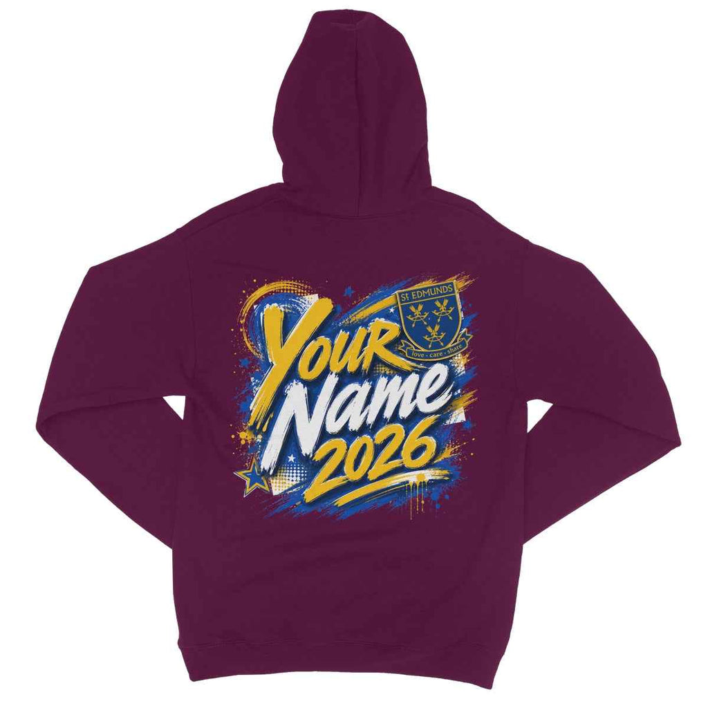 St Edmunds School Leavers Hoodie 2026 College Front Pocket Drawcord