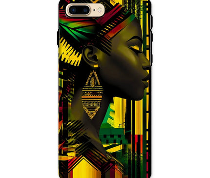 African Print Empress  Tough Phone Case - D'Sare