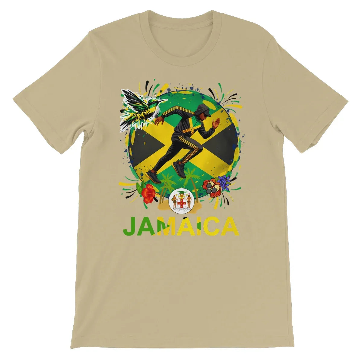 Jamaica Love Graffiti  Unisex Short Sleeve T-Shirt - D'Sare