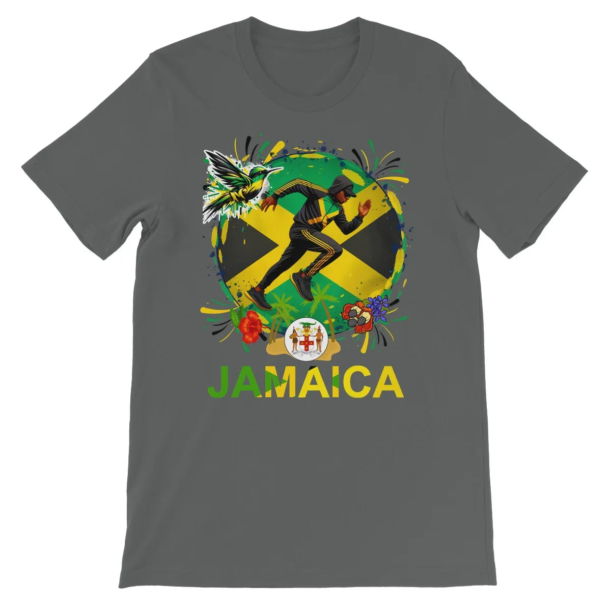 Jamaica Love Graffiti  Unisex Short Sleeve T-Shirt - D'Sare