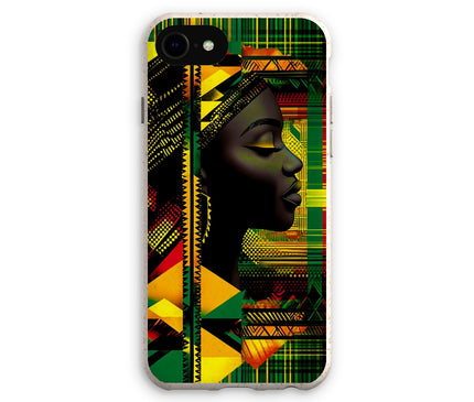 Red and Green Black Queen Fusion Eco Phone Case