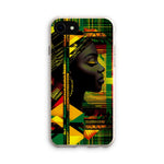 Abstract Red and Green Black Queen Fusion Eco Phone Case