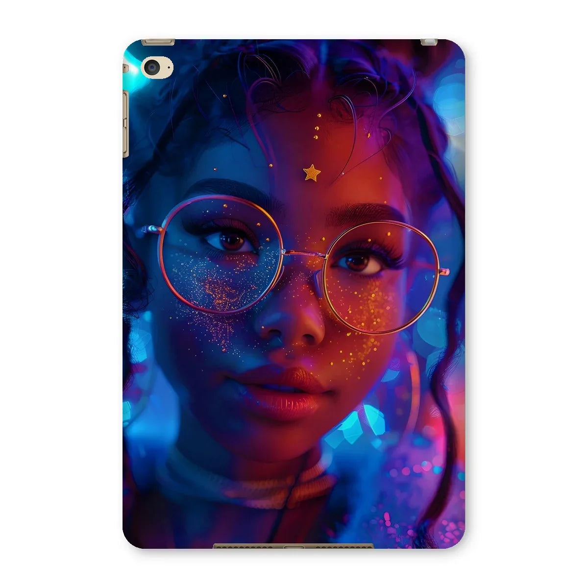 Black Girl Magic Stardust Cosmic Vibe| Black Woman Magic  Tablet Cases - D'Sare