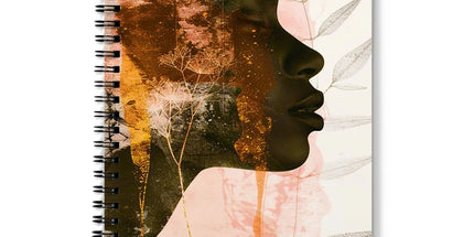 Golden Silence Serene Echoes 06 Notebook by Prodigi