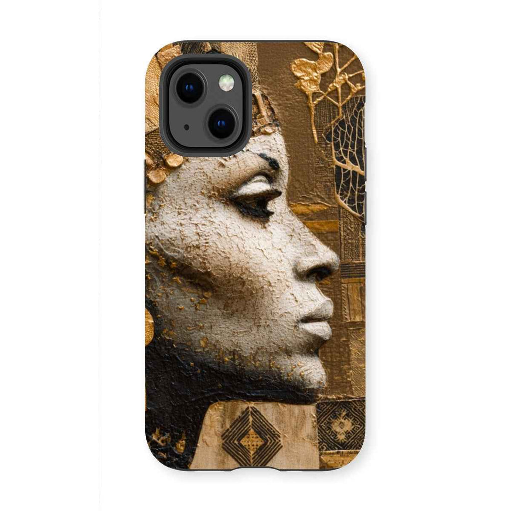 Afrocentric Golden Empress Dual Layer Tough Phone Case