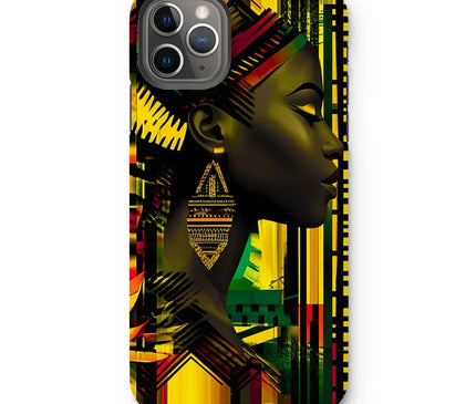 African Print Empress  Tough Phone Case - D'Sare
