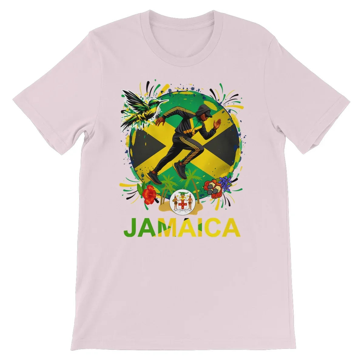 Jamaica Love Graffiti  Unisex Short Sleeve T-Shirt - D'Sare