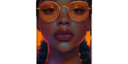 Solar Flare Radiant Soul Beautiful Black Girl Tough Phone Case by Prodigi