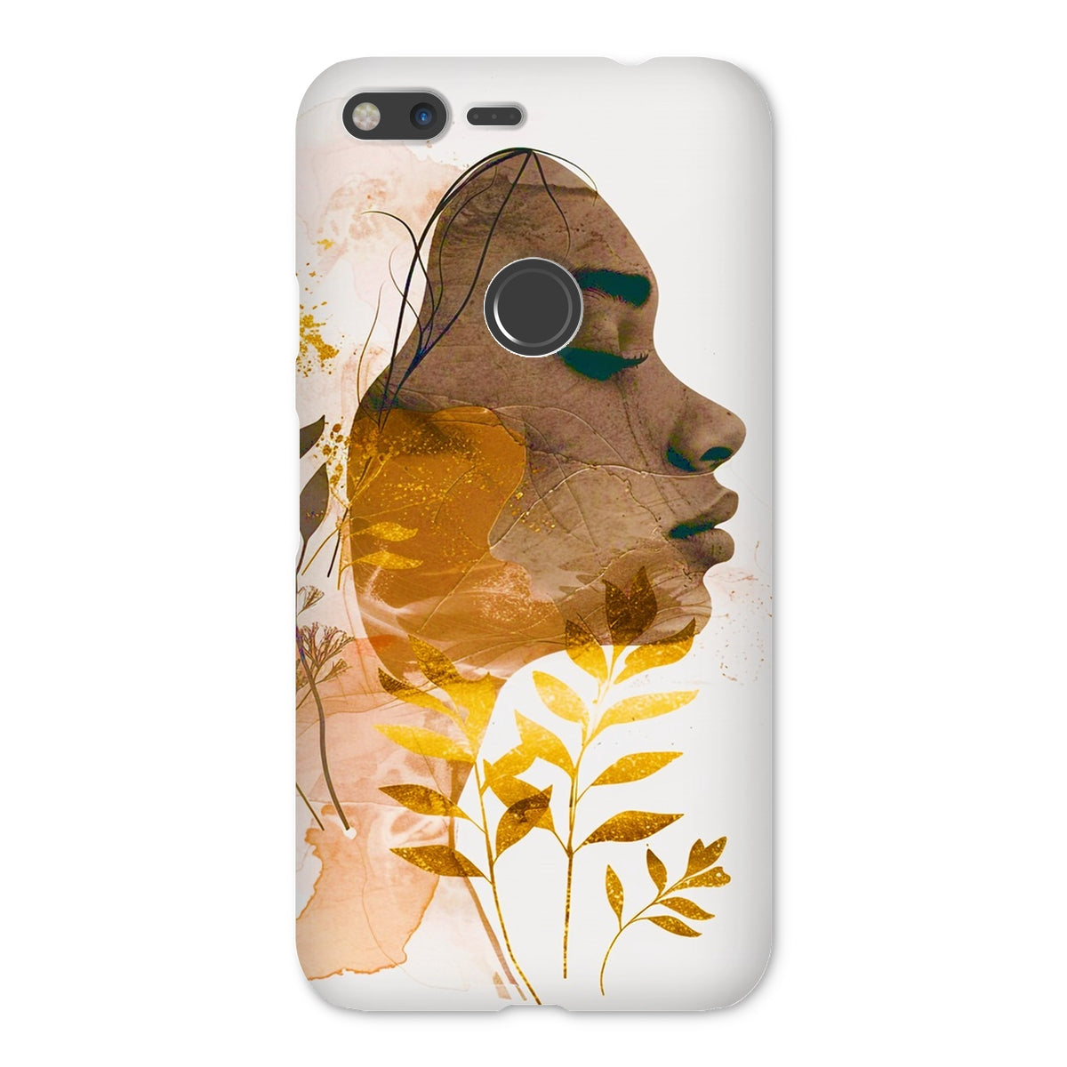 Golden Harmony Silhouette 06 Snap Phone Case - D'Sare