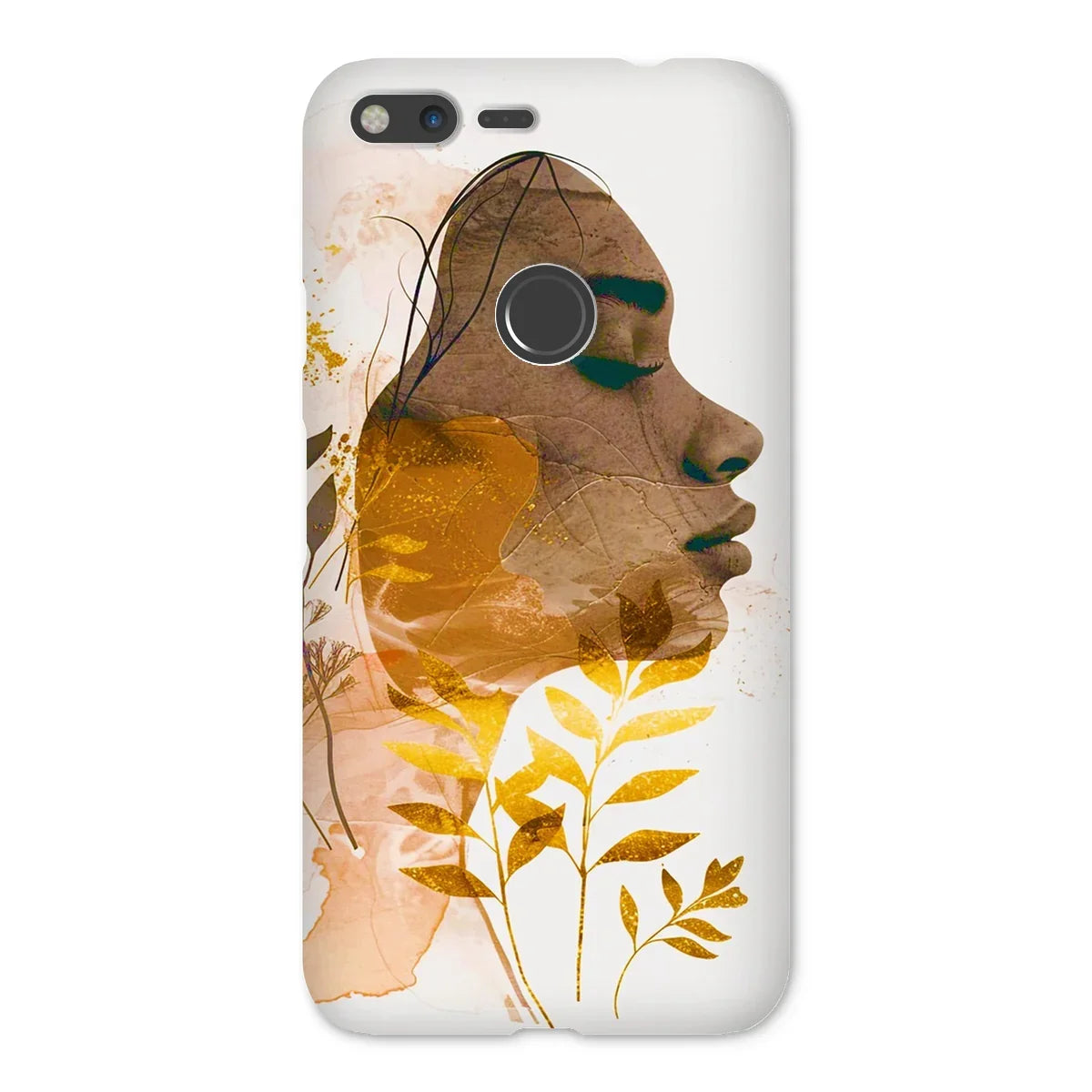 Golden Harmony Silhouette 06 Snap Phone Case - D'Sare