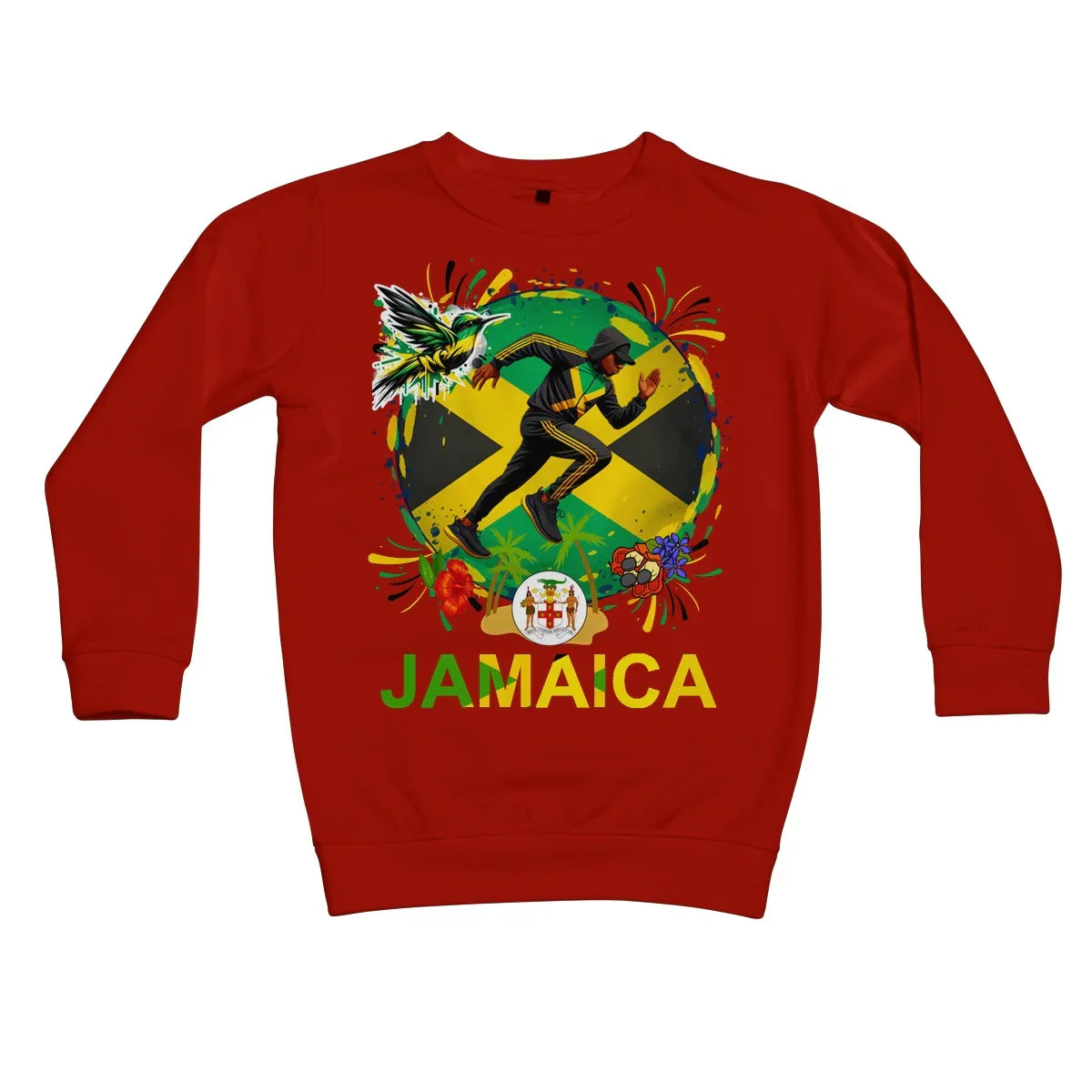 Jamaica Love Graffiti  Kids Sweatshirt - D'Sare