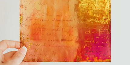 Warm Amber Seranade Eclectic Art by Prodigi