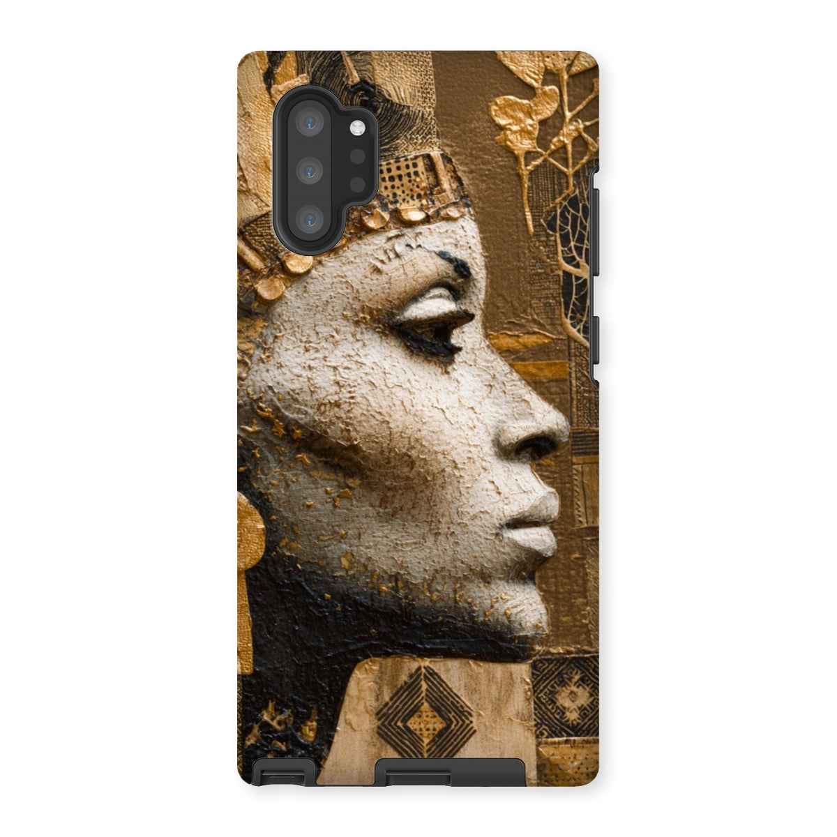 Afrocentric Golden Empress Dual Layer Tough Phone Case
