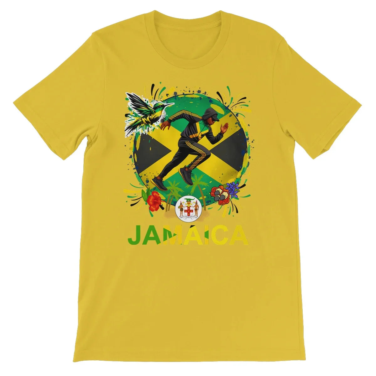 Jamaica Love Graffiti  Unisex Short Sleeve T-Shirt - D'Sare