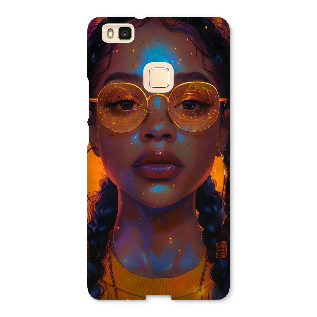 Solar Flare Radiant Soul  Beautiful Black Girl  Snap Phone Case - D'Sare