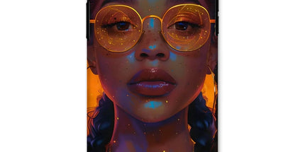 Solar Flare Radiant Soul Beautiful Black Girl Snap Phone Case by Prodigi