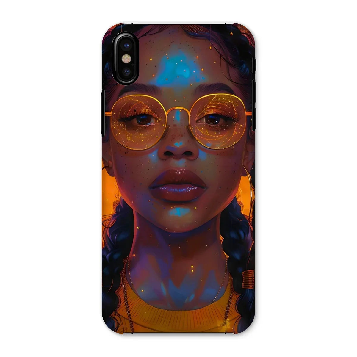 Solar Flare Radiant Soul  Beautiful Black Girl  Snap Phone Case - D'Sare