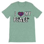 I Love My Peace Unisex Short Sleeve T-Shirt - D'Sare