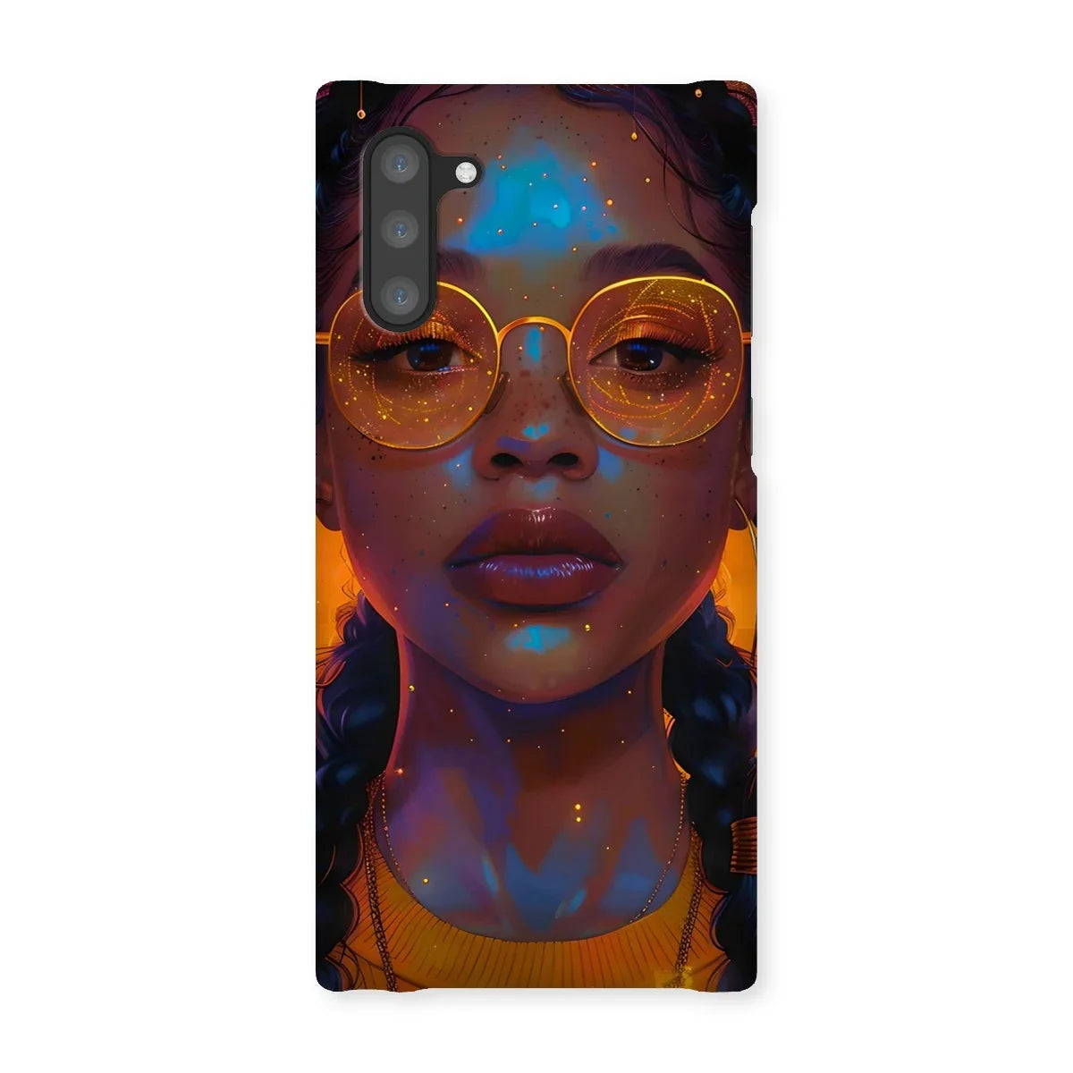 Solar Flare Radiant Soul  Beautiful Black Girl  Snap Phone Case - D'Sare