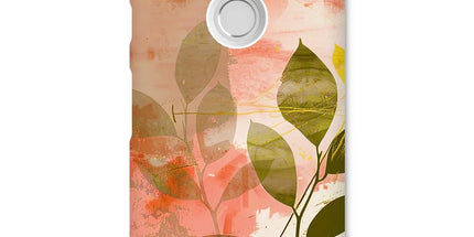 Peach Golden Leafy Escape Snap Phone Case by Prodigi
